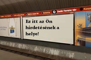 bkv megálló reklám árak