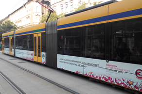 bkv villamos reklám ár