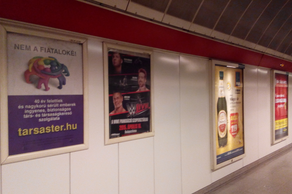 bkv aluljáró reklám